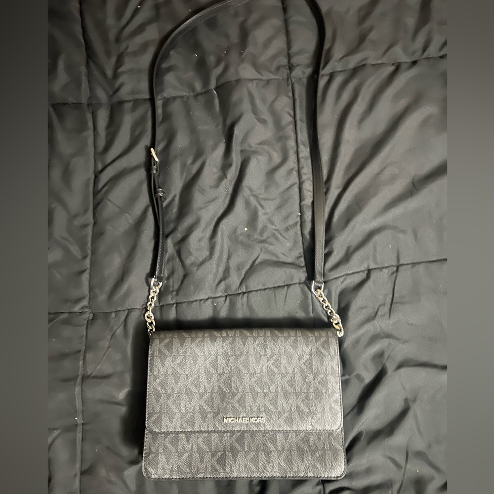 Michael Kors Charcoal Monogram Crossbody